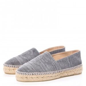 CHANEL: Suede Espadrilles (Grey, size 36)